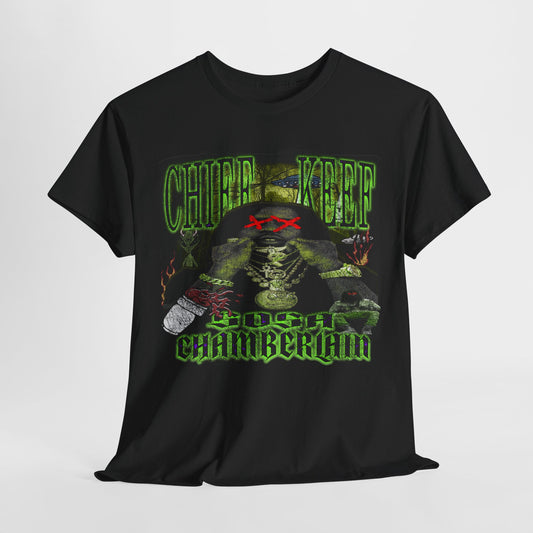 Unisex Heavy Cotton Tee - 'SOSA CHAMBERLAIN' Graphic T-Shirt for Music Lovers