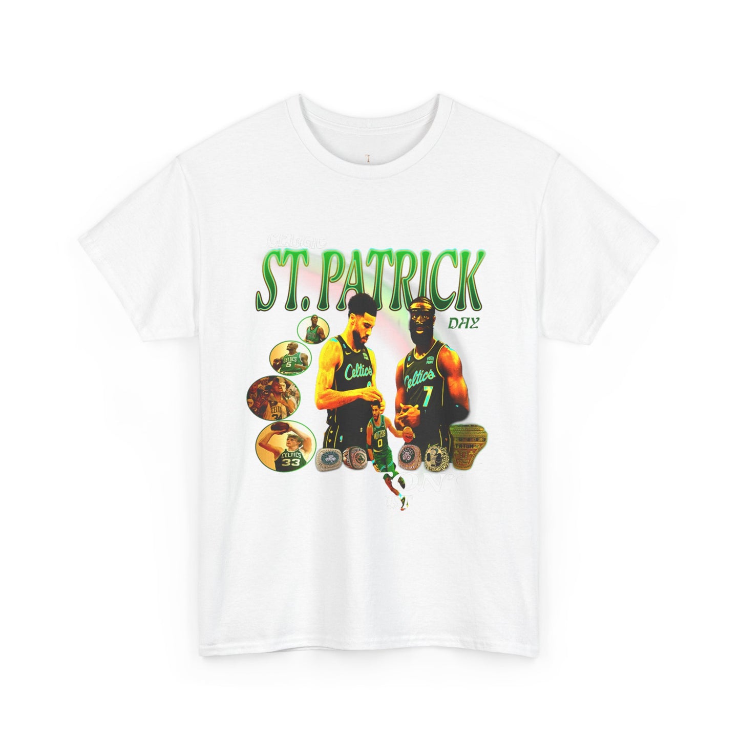 St. Patrick's Day Heavy Cotton Tailor Tee - Celebrate in Style