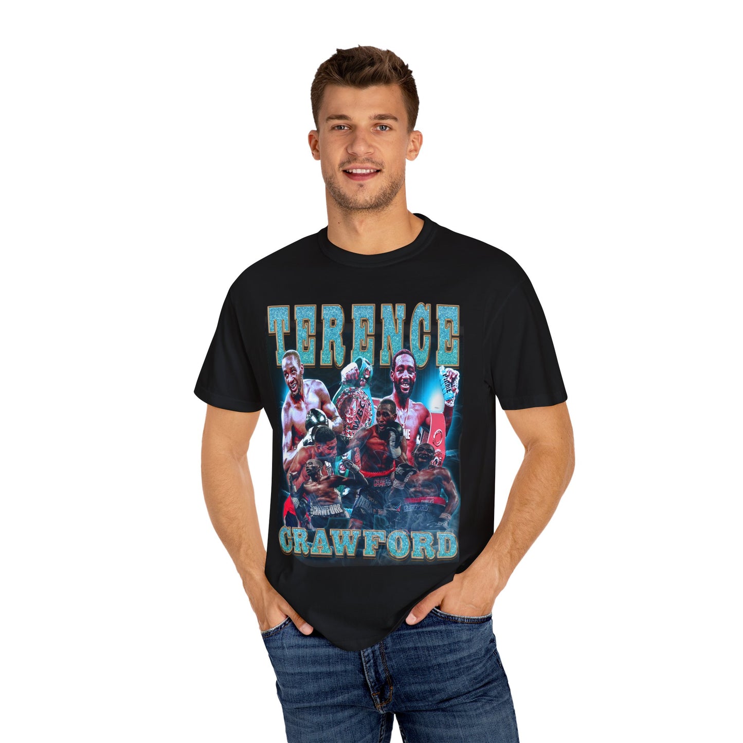 Terence Crawford Unisex Garment-Dyed T-Shirt - Boxing Champion Tribute