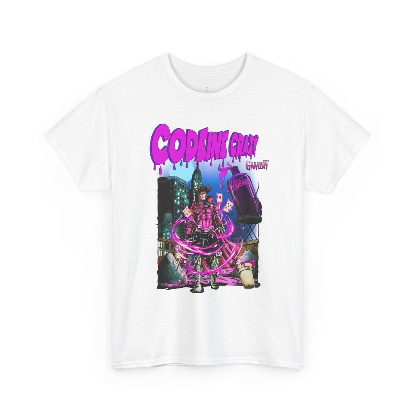Trendy Graphic Tee - CODEINE GANG Unisex Heavy Cotton Tee
