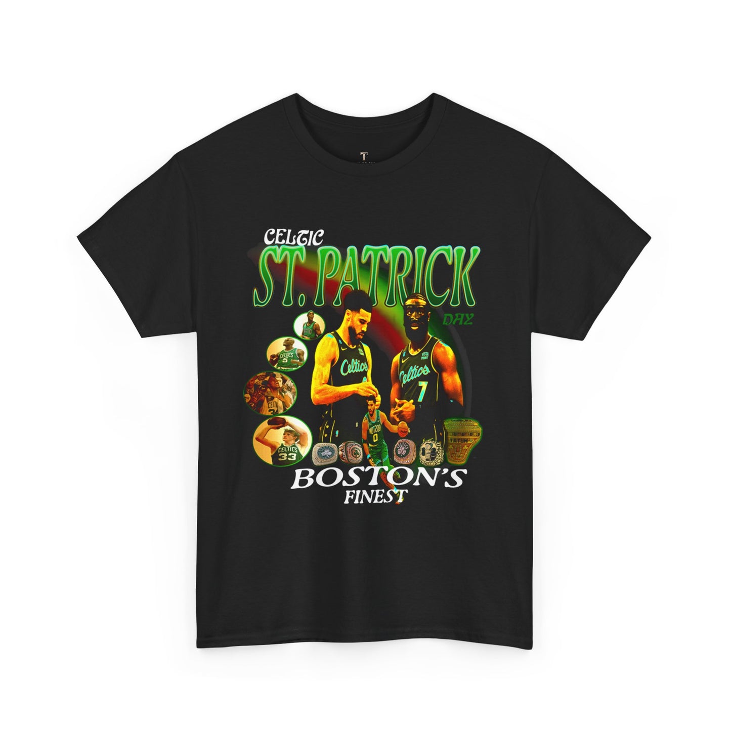 St. Patrick's Day Heavy Cotton Tailor Tee - Celebrate in Style