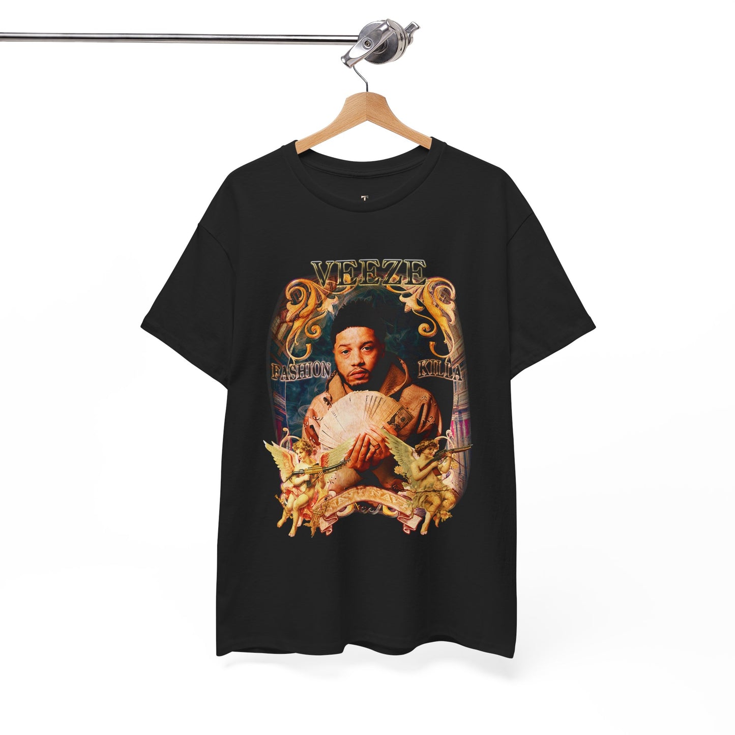 Vintage Style VEEZE Graphic Unisex Heavy Cotton Tee