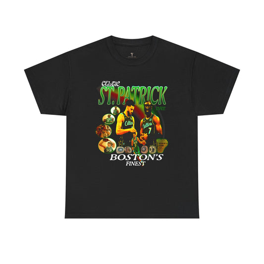 St. Patrick's Day Heavy Cotton Tailor Tee - Celebrate in Style