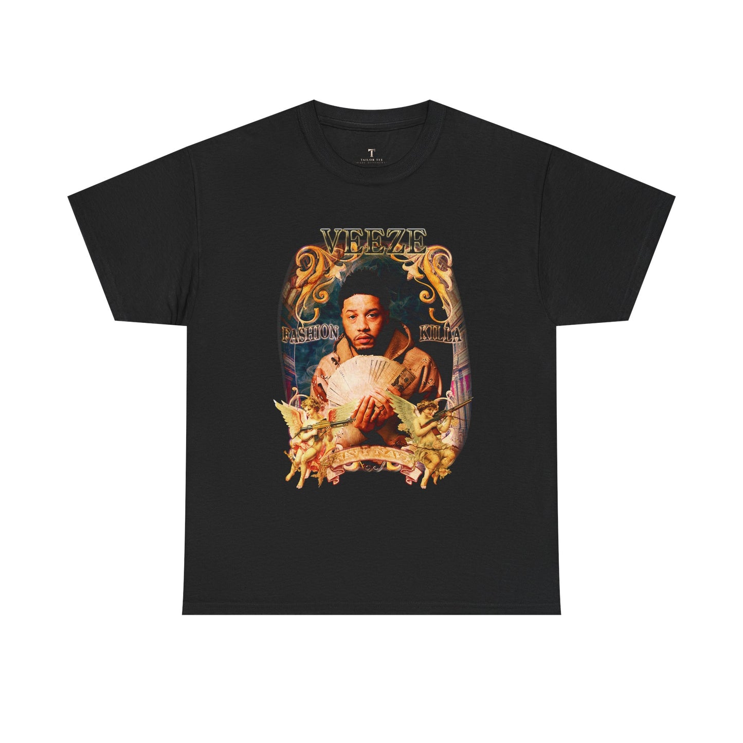 Vintage Style VEEZE Graphic Unisex Heavy Cotton Tee