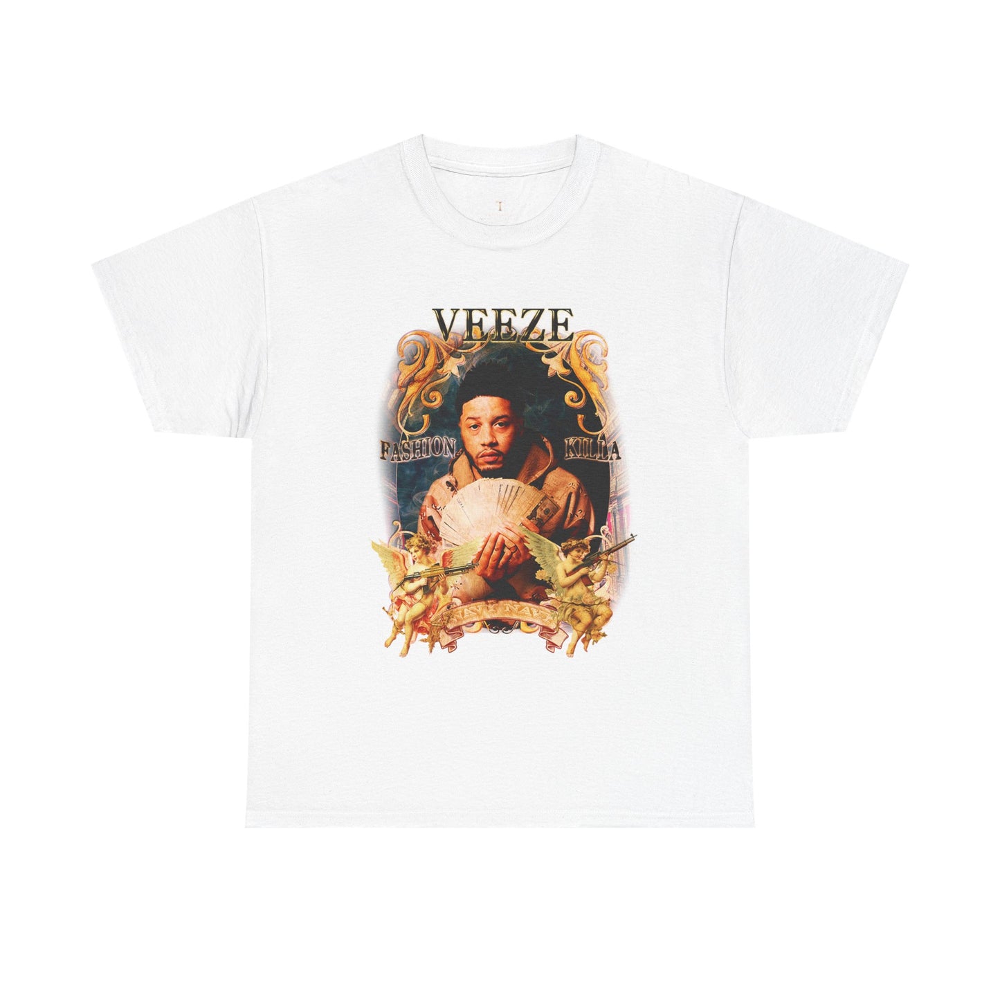 Vintage Style VEEZE Graphic Unisex Heavy Cotton Tee