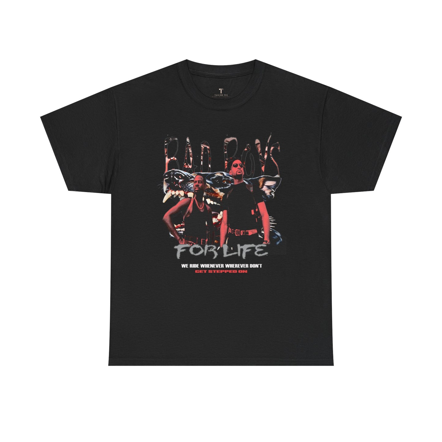 Unisex Heavy Cotton Tee - 'BAD BOYS TEE SHIRT' Graphic Tee with Bold Messages