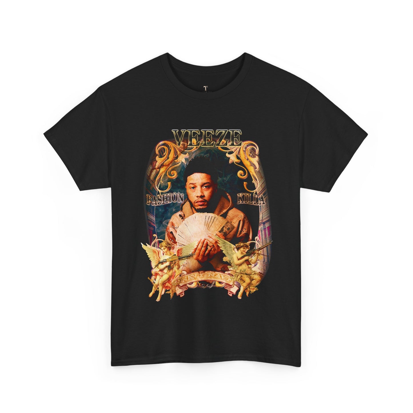 Vintage Style VEEZE Graphic Unisex Heavy Cotton Tee